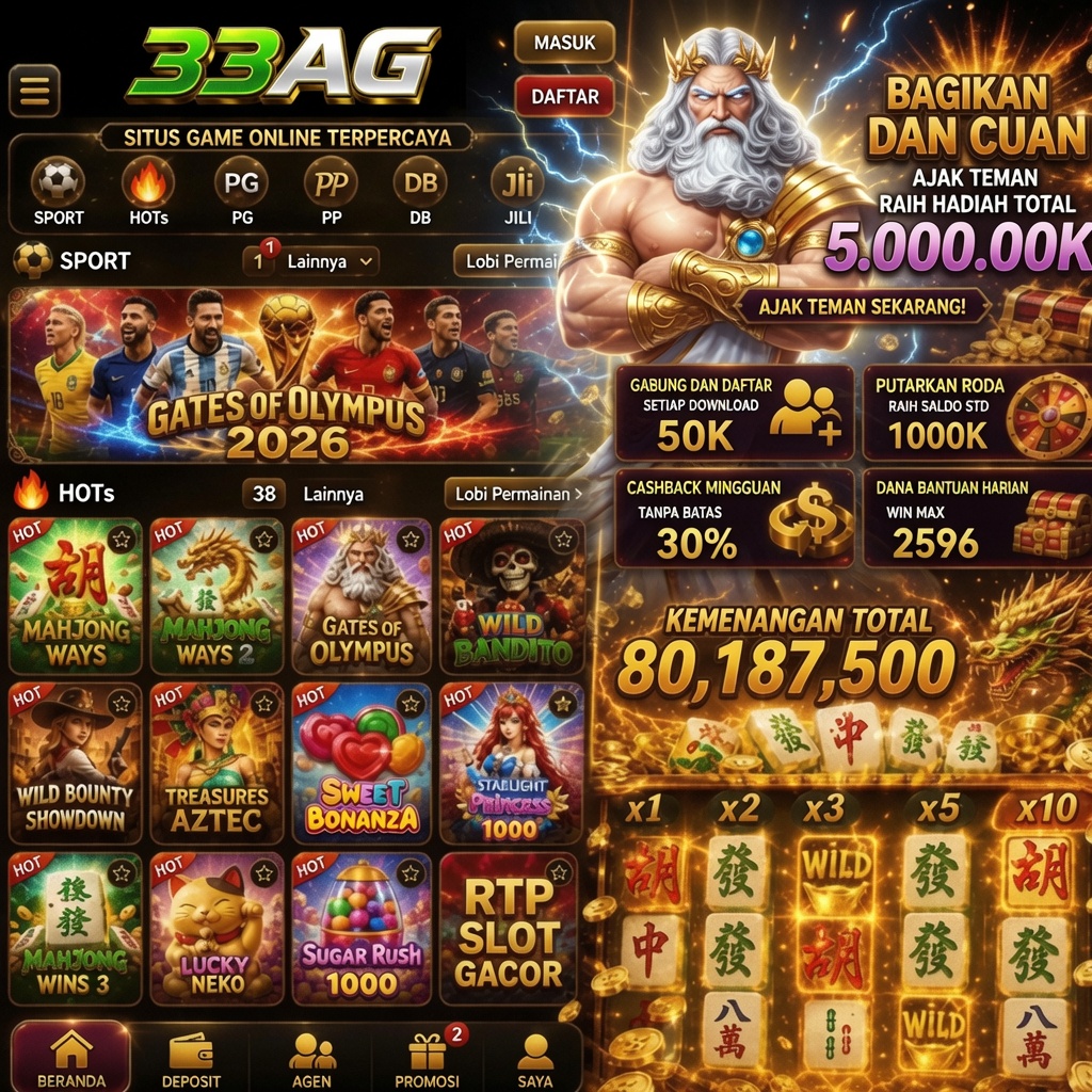 33AG - 33ag Situs Resmi Slot Online dan Pilihan Game PG Soft