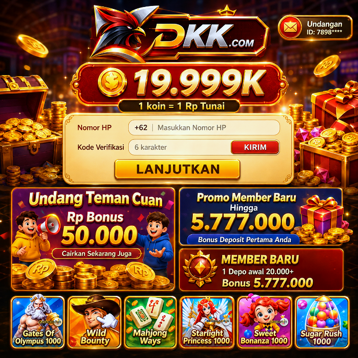 DKK - dkk agen slot online terpercaya di Indonesia dengan slot gacor hari ini terbaik dari slot88 di tahun 2026 ini.