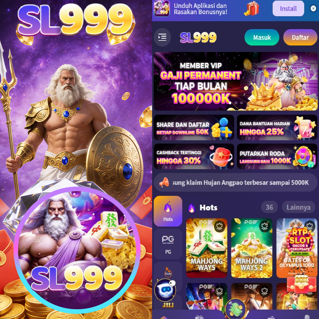 SL999 - Portal Hiburan Game Online Mobile Resmi & Terpercaya